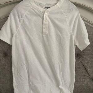 Goodfellow & Co White Henley Shirt